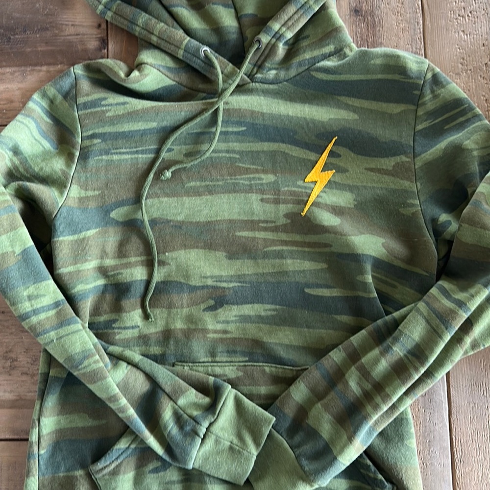 Aviator Nation Camo Hoodie - Medium